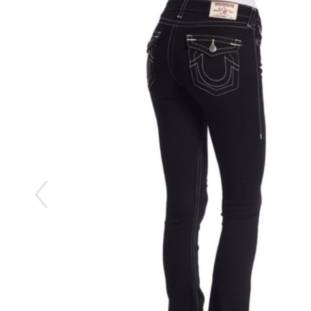 TRUE RELIGION NWOT BILLY Dark wash denim sz 24